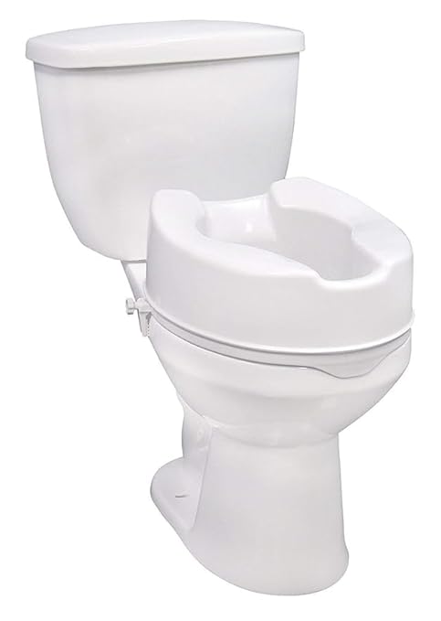 Commode Raiser/Toilet Seat Elevator riser without Lid (6 INCH )
