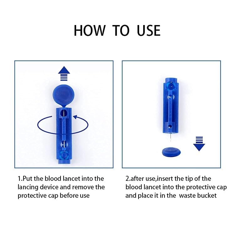 Round Blood Lancet 100 Pieces