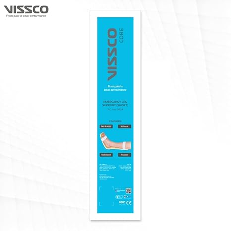 vissco emergency splint leg . short