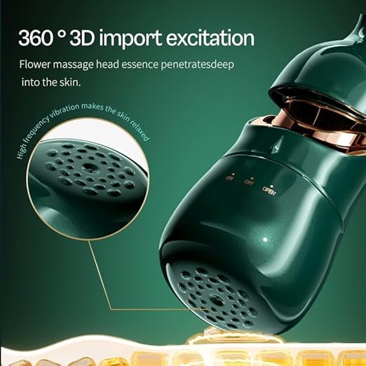 kdk 4d massager Maharaj Mall 3 in 1 Face Lift Double Chin Machine for Face, Eye, Neck Tightening - Three-Purpose Lifting and Firming Facial Massage Device for Wrinkle Removal