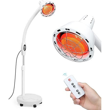 Therapy Lamp for Body Face Pain Remote Control - Home Salon Use