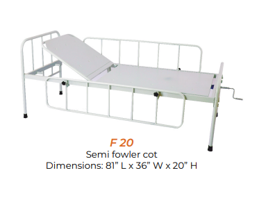 Semi fowler cot ordinary with MS railings Furnix F20