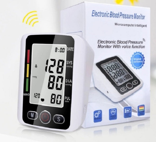 Electronic Blood Pressure Monitor With Voice Function