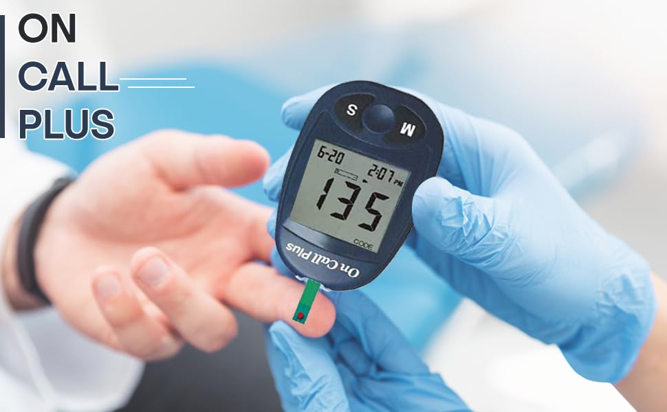 On Call Plus Glucometer with 10 FREE strips from ACON USA