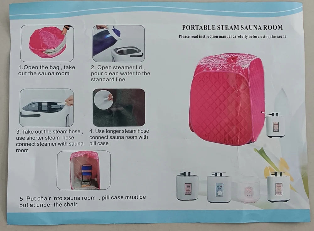 Portable Steam Bath Sauna