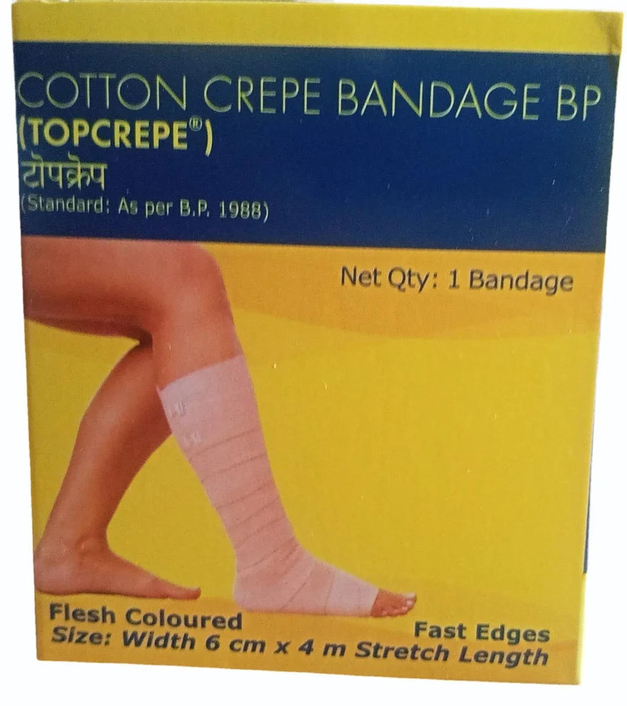 Topcrepe Cotton Crepe Bandage BP 6cm.4m